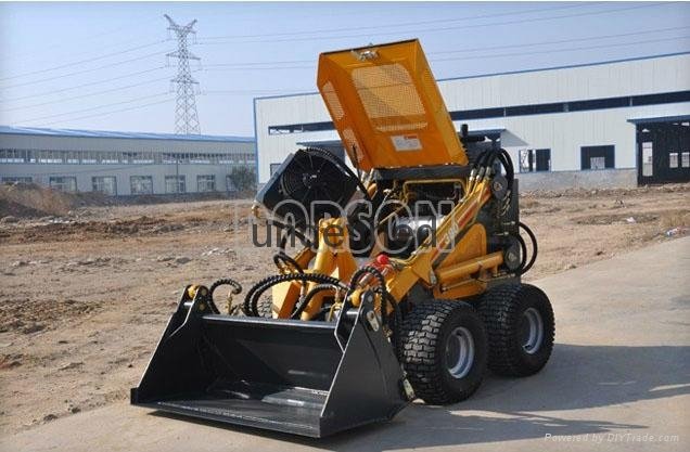  Mini skid steer loader HY380 with various tire optional 