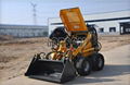  Mini skid steer loader HY380 with various tire optional 