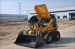 Mini skid steer loader HY380 with various tire optional