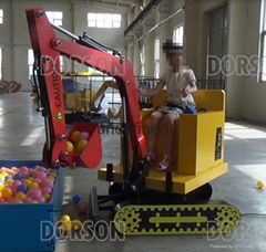 New design kid mini excavator for amusement park