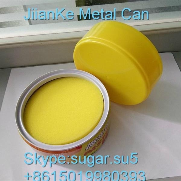 Metal cans for car wax 2