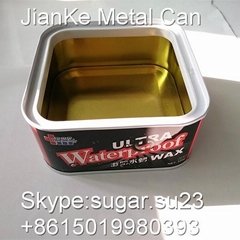 Metal cans for car wax