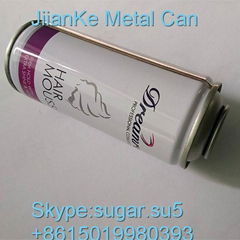 Aerosol cans for hair spray