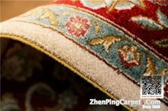 260L 5x4ft silk carpet handmade rug zhenping carpet