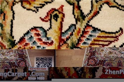 260L 3x5ft silk carpet handmade rug oriental carpet