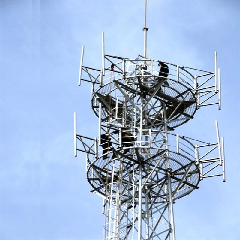 fourlegged tubular galvanized steel communication towers 2