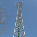 gsm telecom three legged tubular steel tower 2