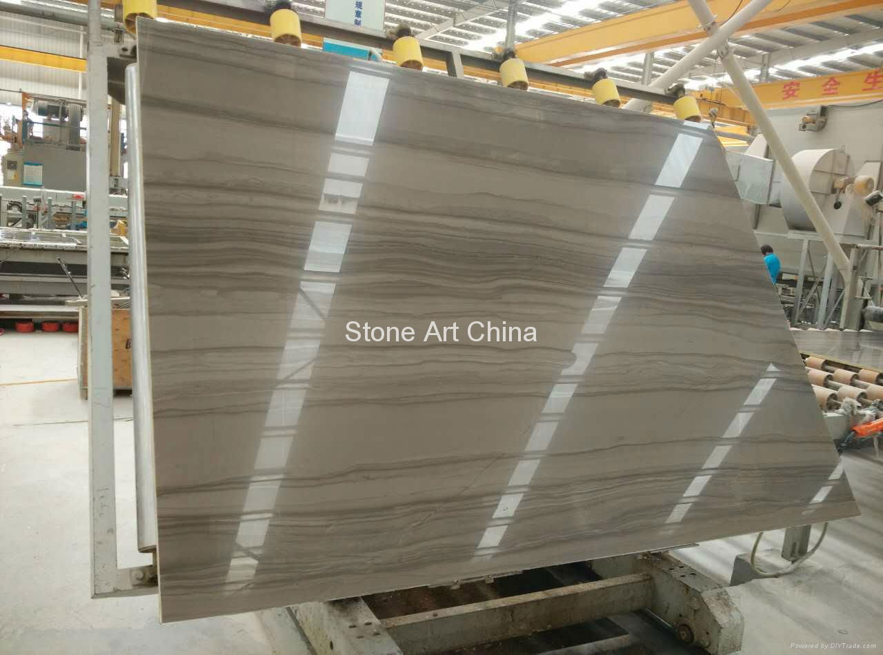 Athen Wooden marble natural stone product slab 2