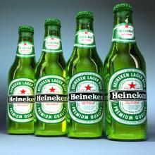 Heineken Beer Bottles and Cans