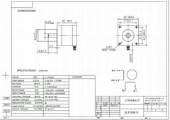 5PCS Nema17 1.7A 17HS4417 stepper motor 3D printer