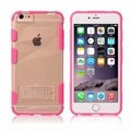 2 in 1 dual layer combo case with kickstand case cover for Apple iphone 6 2
