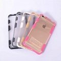 2 in 1 dual layer combo case with kickstand case cover for Apple iphone 6 5