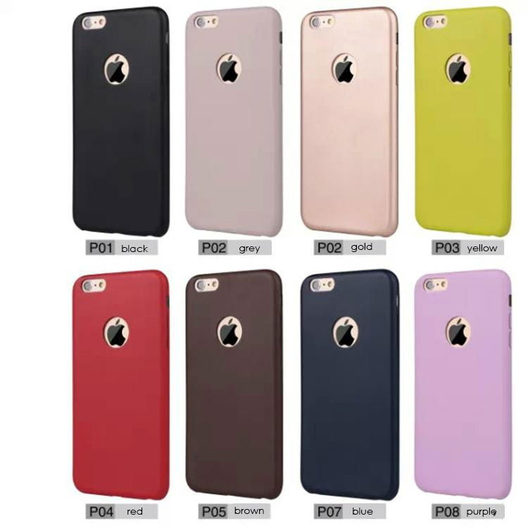 PU leather case ultra thin mobile phone back cover for Apple iphone series 6/ 6s 5