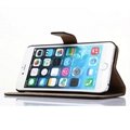 wallet PU flip leather cell phone case cover for iphone 6/ 6 plus with card slot 4