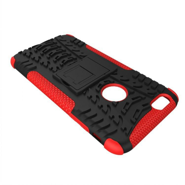 shockproof anti-throw TPU+PC case cover for Apple iphone 6 with kickstand 4
