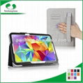 Mobile Accessories Wholesale black hand starp Tablet pc leather case for Samsung 1