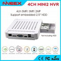 NIMI2-4A MINI NVR 4CH 5MP/3MP/1080P