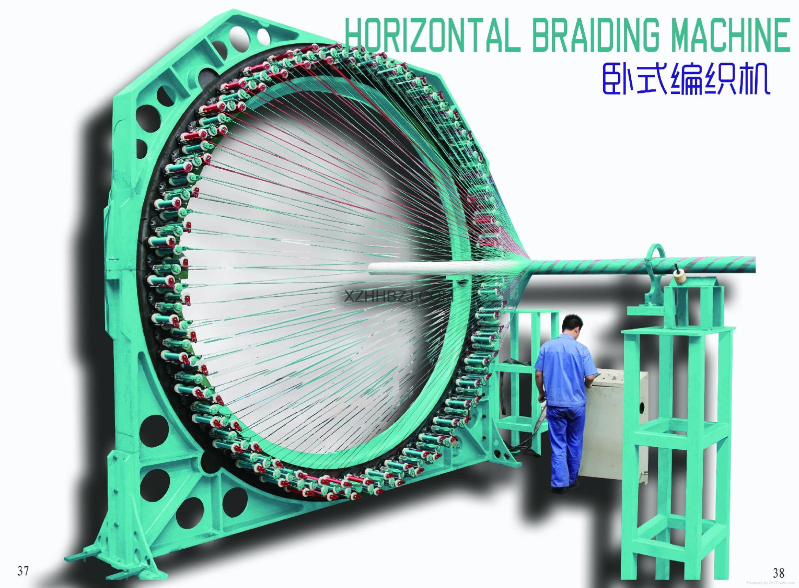 Horizontal Braiding Machine