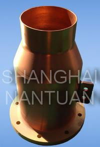 Seamless copper tail tube sheath with flange for cable end NTSCTT-TT002 