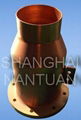 Seamless copper tail tube sheath with