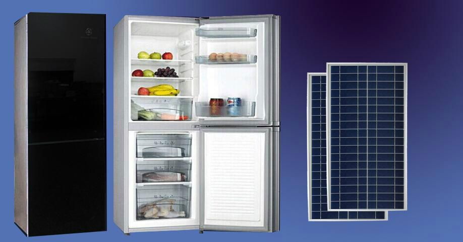 138L Solar Powered Refrigerator with Solar Panel Lithium Battery Controller