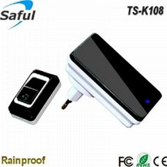long range wireless doorbell Saful TS-K108 1V1