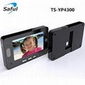 digital door viewer peephole viewer Saful TS-YP4300 4.3 inch digital video door  1