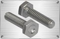 Titanium hex bolt with poor whirlpools for industrial using or other fields  1