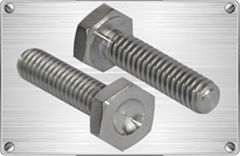 Titanium hex bolt with poor whirlpools for industrial using or other fields