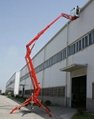 Articulated trailer mounted boom lift 3