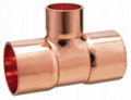 Copcal Reducing Tee copper fitting 1