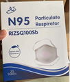 3Q N95 / SQ NIOSH N95 Particulate Respirator Face Mask SQ100SB 3