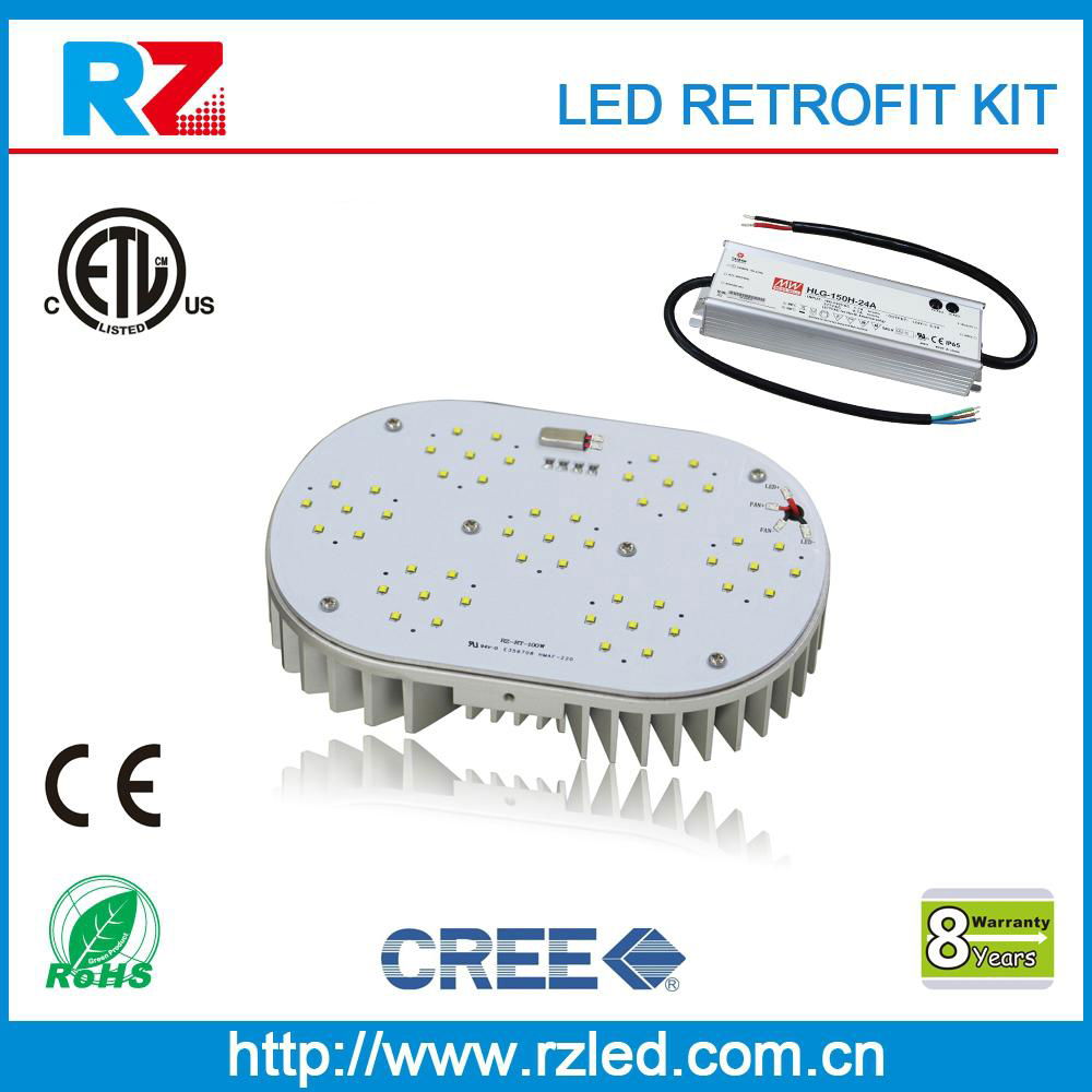 year warranty LED retrofit kits with Cree chip and Mean Well driver  1