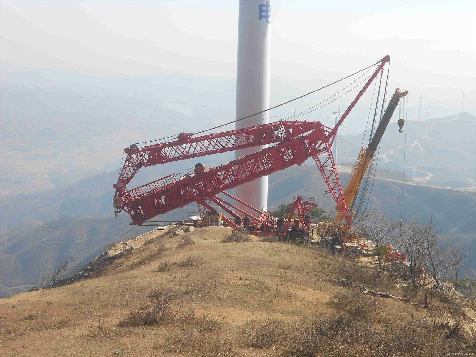 wind turbine generator crane machinery 3
