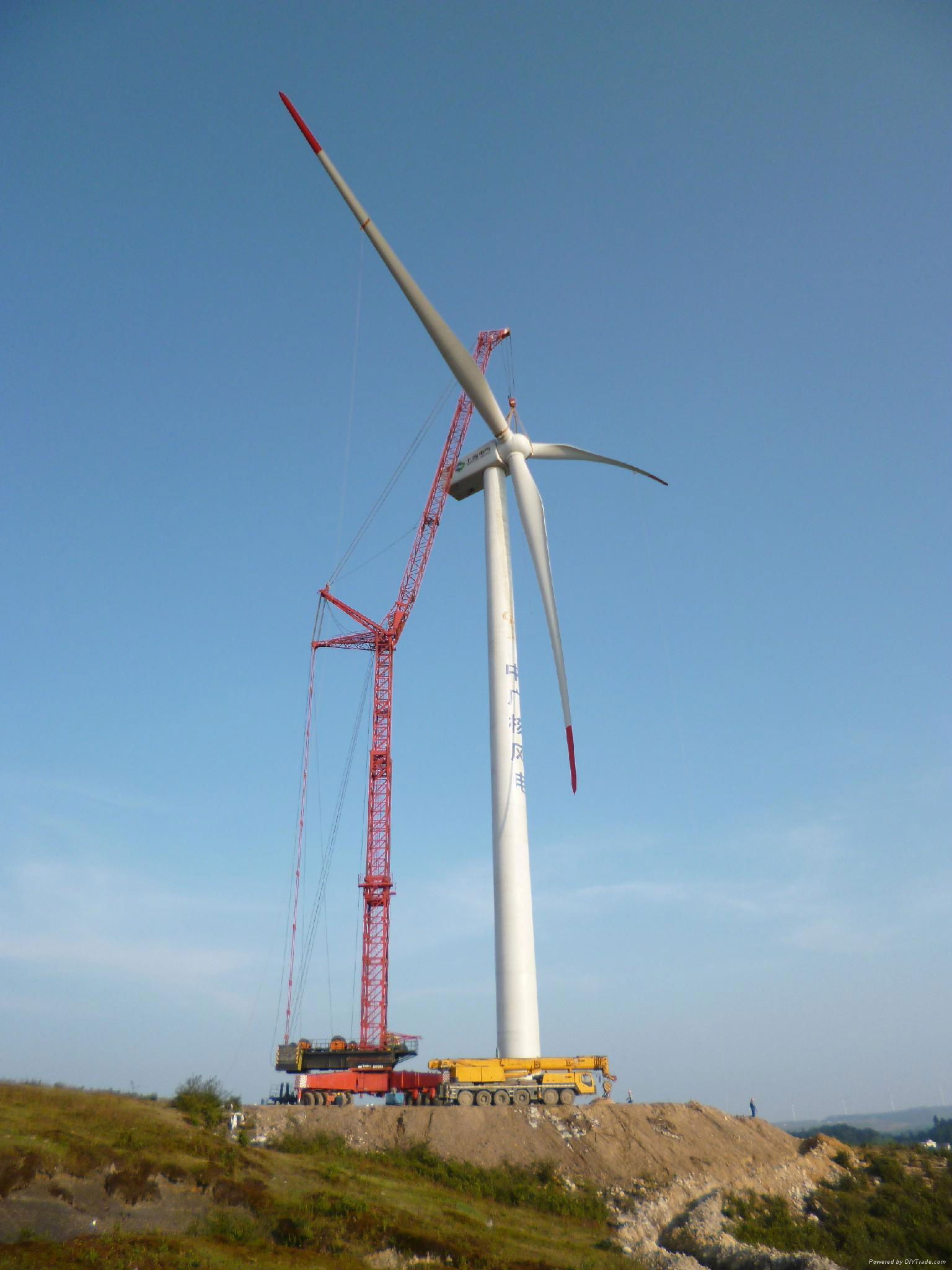 wind turbine generator crane machinery