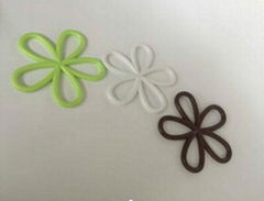 Anti - scalding kitchen flower shape mat