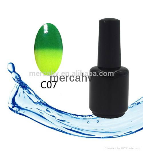 MERCAHV soak off color change nail gel polish C07 for nail art painting 5