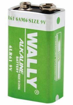 Alkaline battery 6LR61 9V 