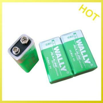 Alkaline battery 6LR61 9V  3