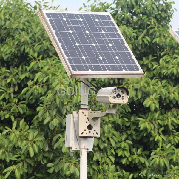 GOING Solar powered 3g sim card wireless outdoor ip security camera 2