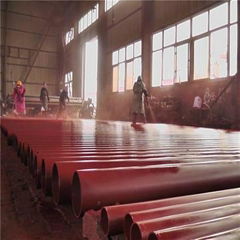 Paint steel pipe