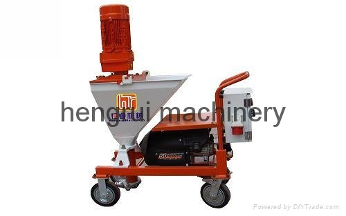 380v mortar cement rendering spray machine for building  2