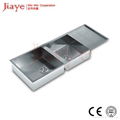 304 Stainless steel material kitchen handmade sink on sale for hotel JY-1165L1 1