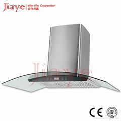 Baffle filter fume hood/3 speed extractor hood for kitchen used JY-HP9034