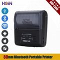 80mm Small Portable POS Printer Bluetooth 80mm Printer Hoin New Model HOP-E300 