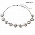 Crystal Stone Decorating Fashion Necklace