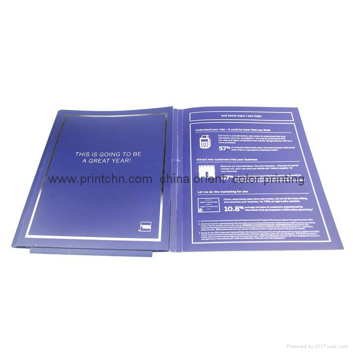 Custom Made Folders Printing Orient color printing (China