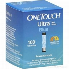 One Touch Ultra Blue Glucose Test Strips - 100 count