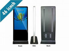 46 inch android floor standing digital signage