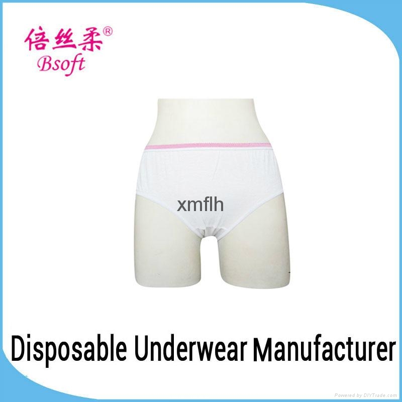 Free panties samples 100 cotton disposable underwear for women at all